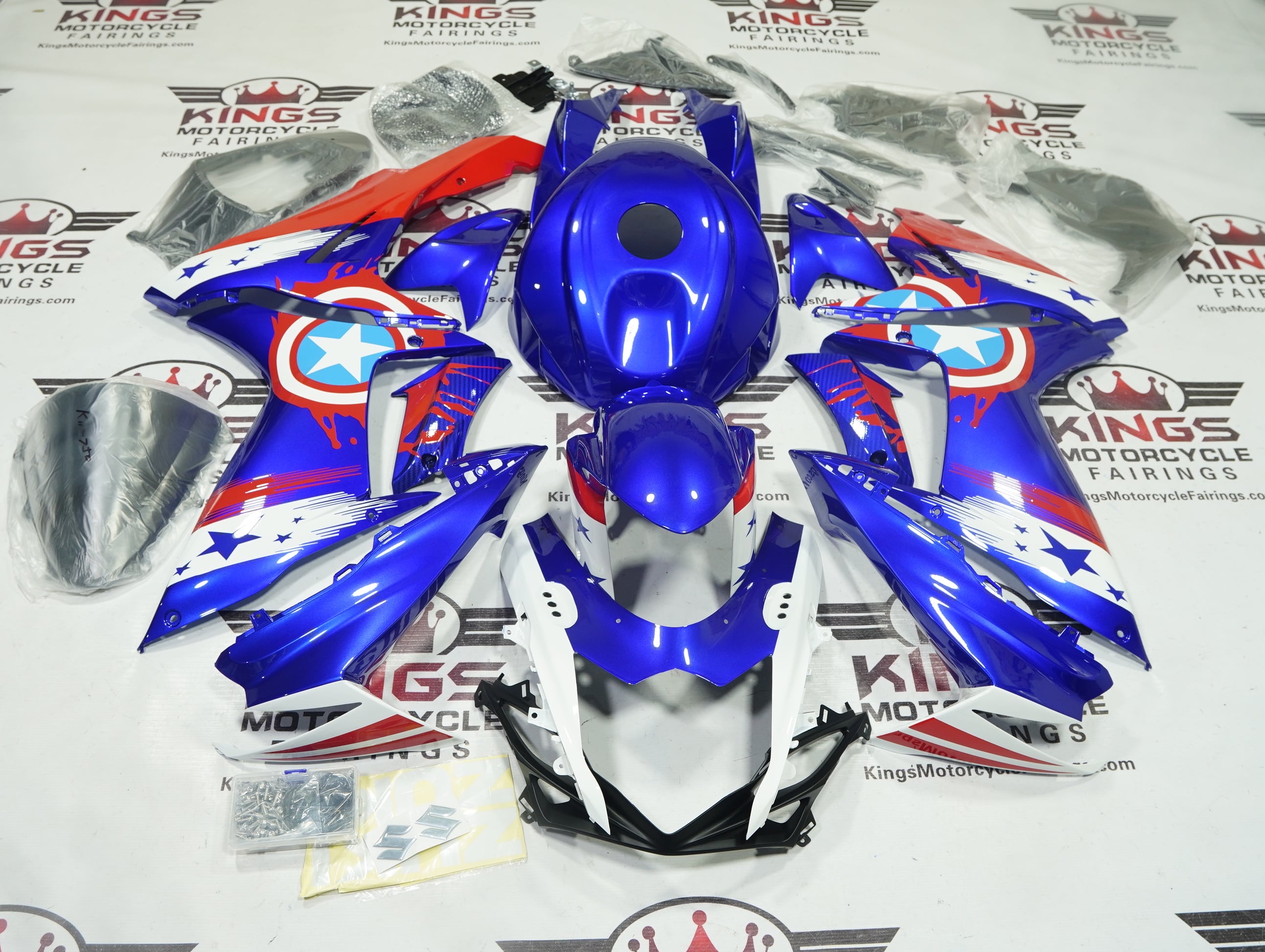 Fairings | Kawasaki Ninja ZX10R 2006-2007) Dark Blue | Kings